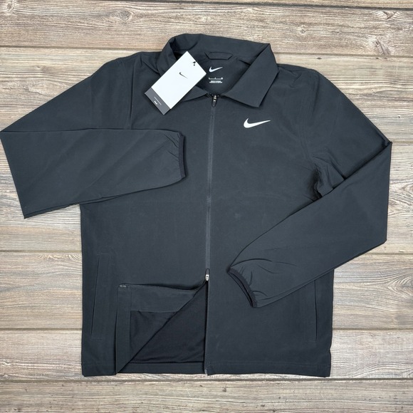 Nike Tour Men's Repel Full-Zip Golf Jacket‎ Black Size Small NWT FQ0461-010 - Picture 1 of 14